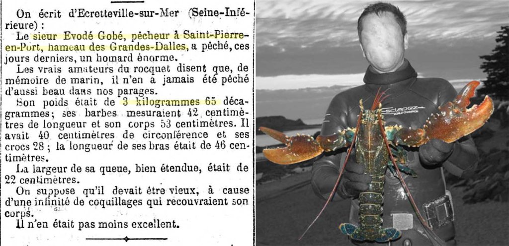 1869-05-23 "Le Petit journal" (Gallica) HOMARD